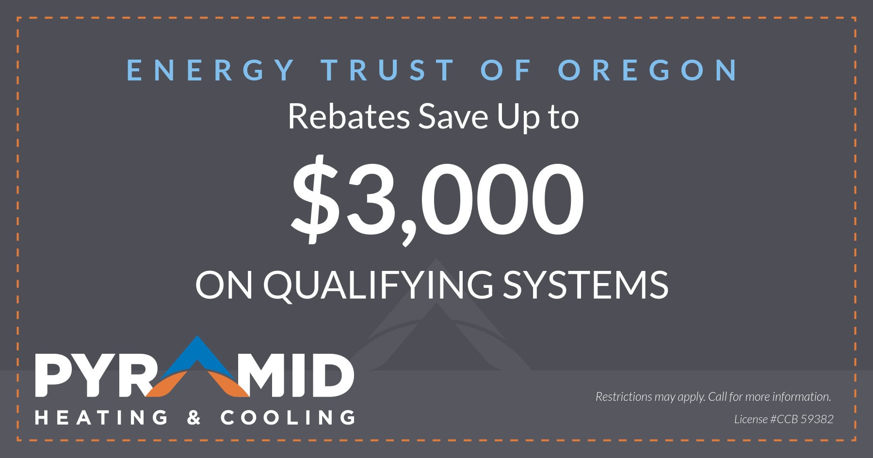 PYR 3000rebates-CO Energy Trust of Oregon. Rebates Save Up to $3,000 on qualifying systems.